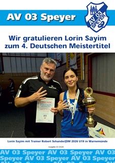 Athletenblatt 03/2025